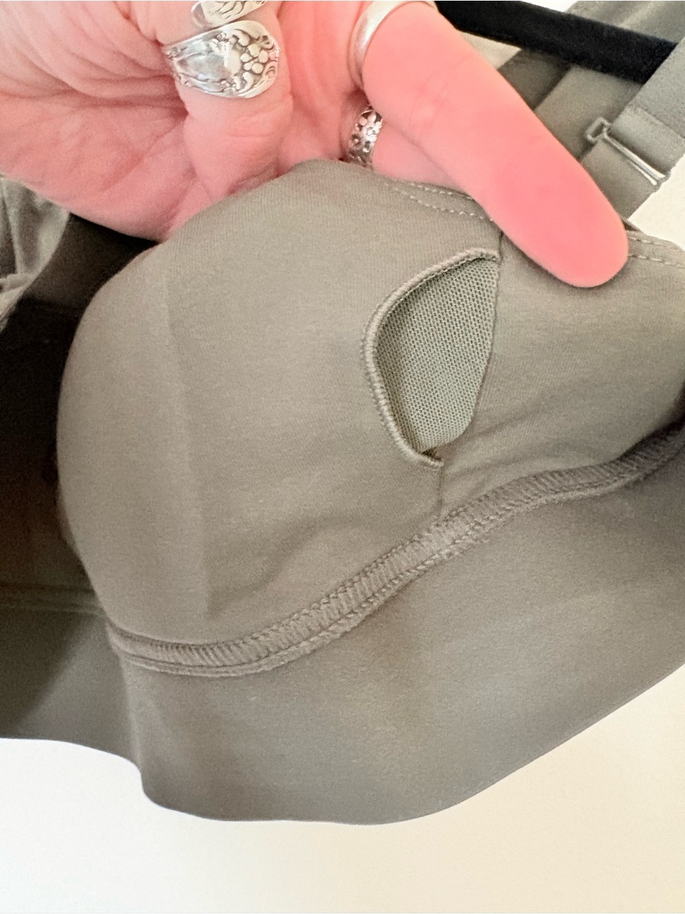 Fabletics All Day Every Day Bra Utility Green - Picture 11 of 13